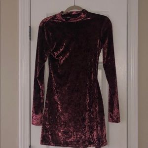 Kimchi Blue crushed velvet dress